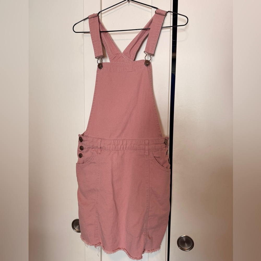 Pink Overall Dress